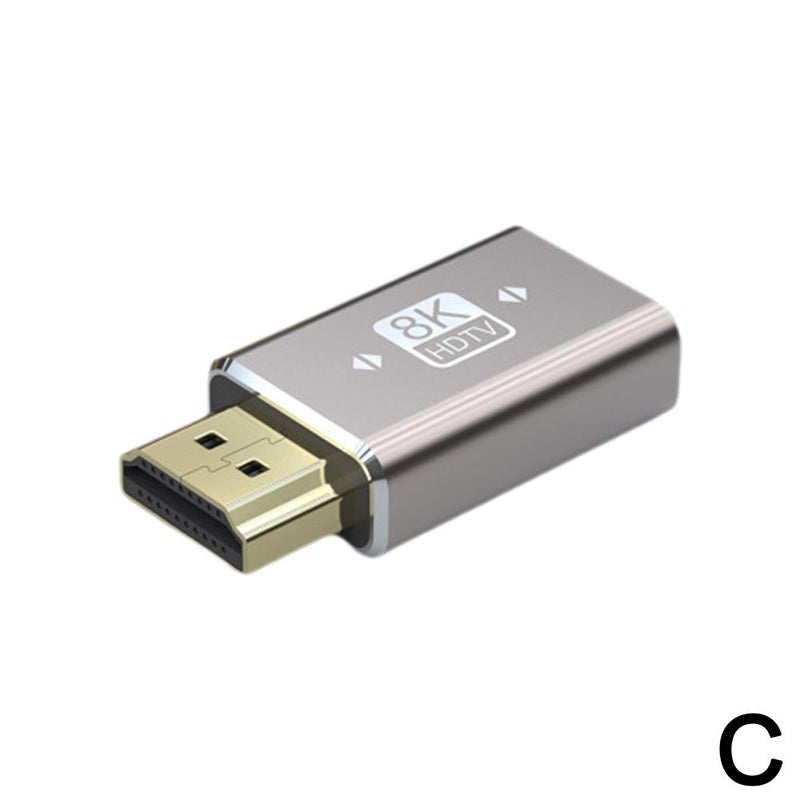High-definition aluminum shell 8K 60Hz HDTV adapter, straight-through AF-AM version 2.1